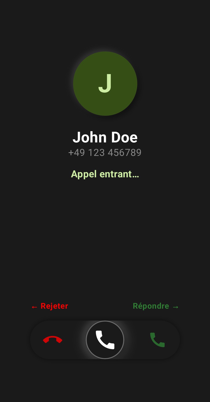 Lechs Dialer & Shield - Anrufbildschirm (In-Call)